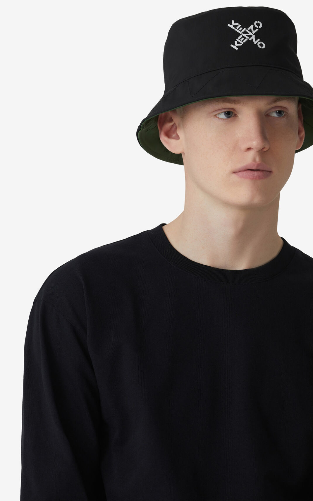 Chapeu Pescador Kenzo Sport Little X Masculino - Pretas | 895DBIQZW